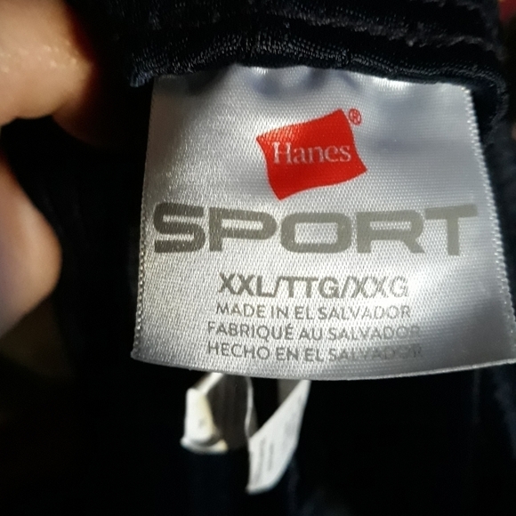 Hanes XXL blue shorts A-2 - Picture 4 of 4